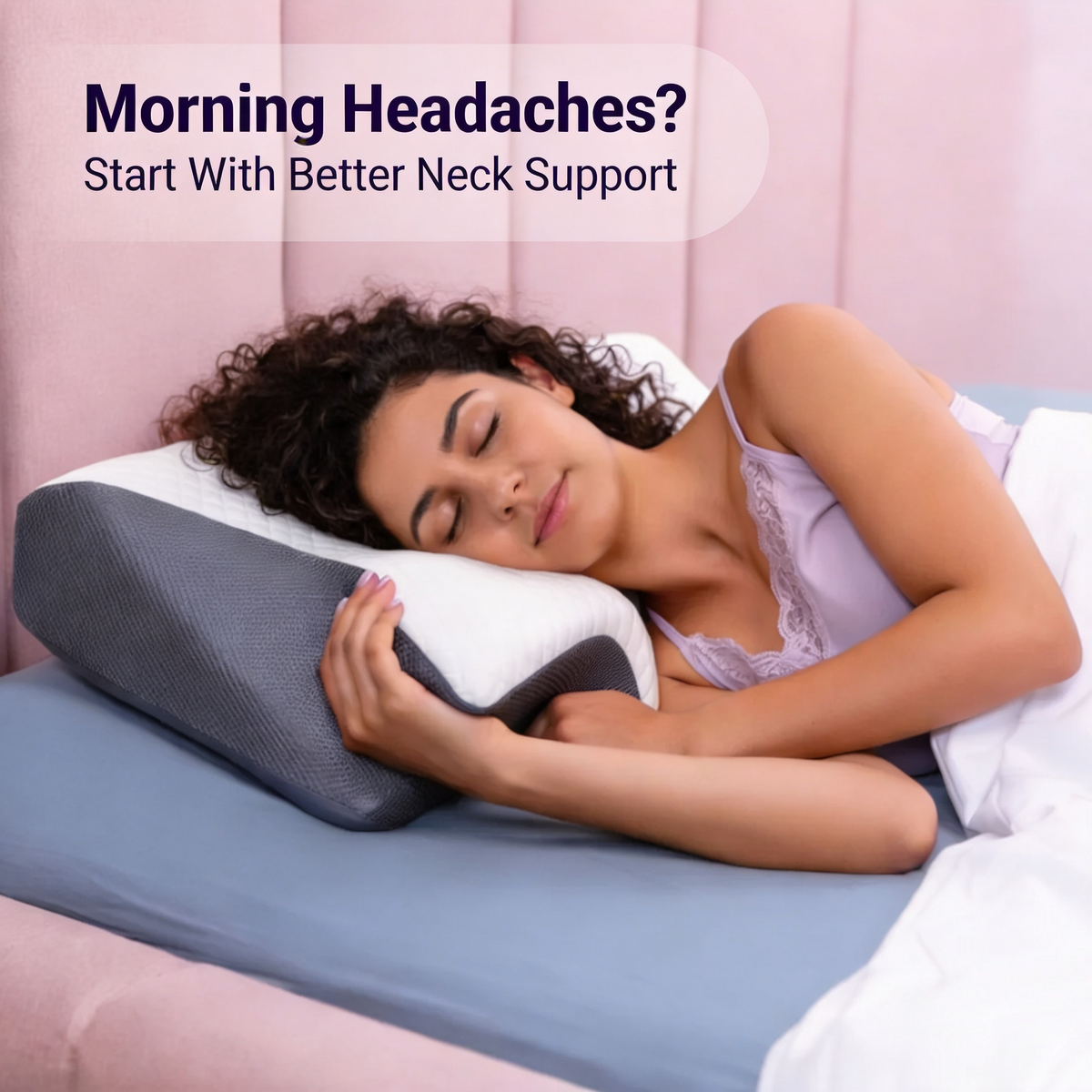 CerviRelief™ Orthopedic Cervical Pillow for Pain Relief & Deep Sleep